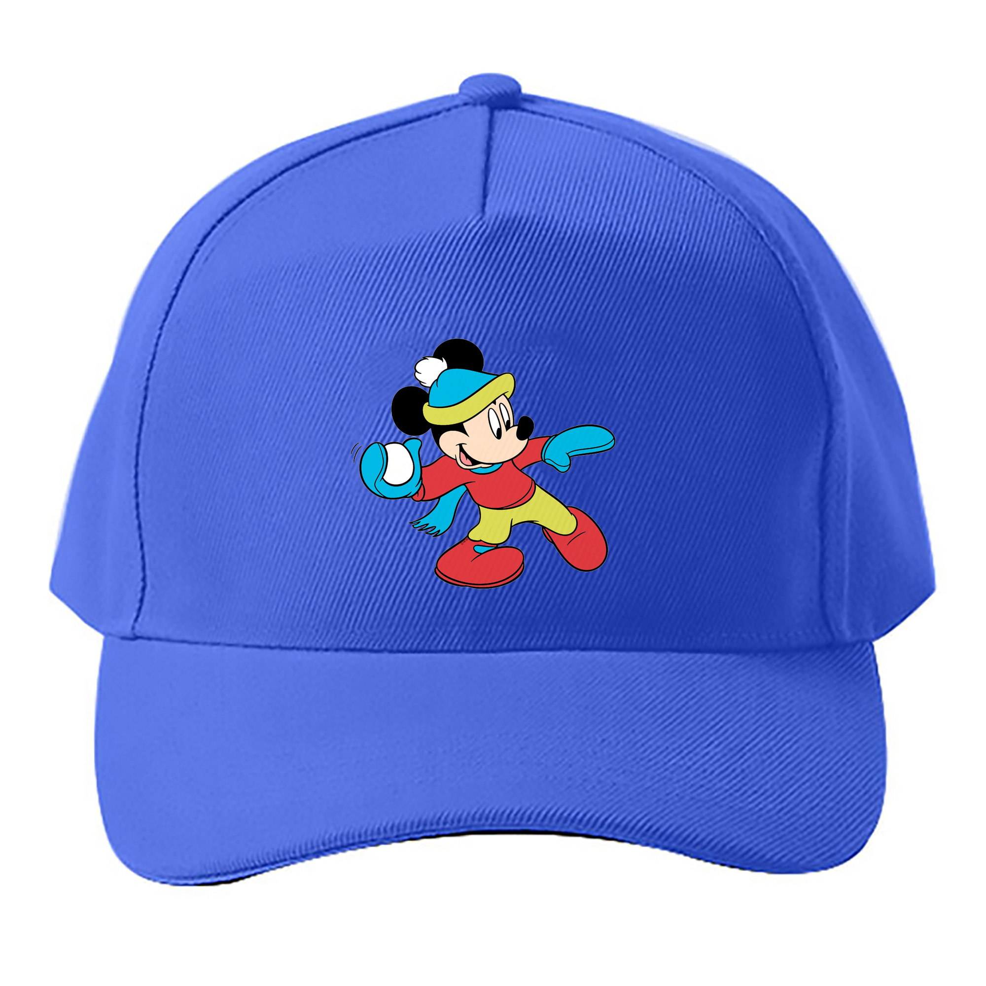 （画像用） ミッキーマウス Mickey Mouse ベースボールキャップ 綿100％ 男女兼用 帽子 スポーツ